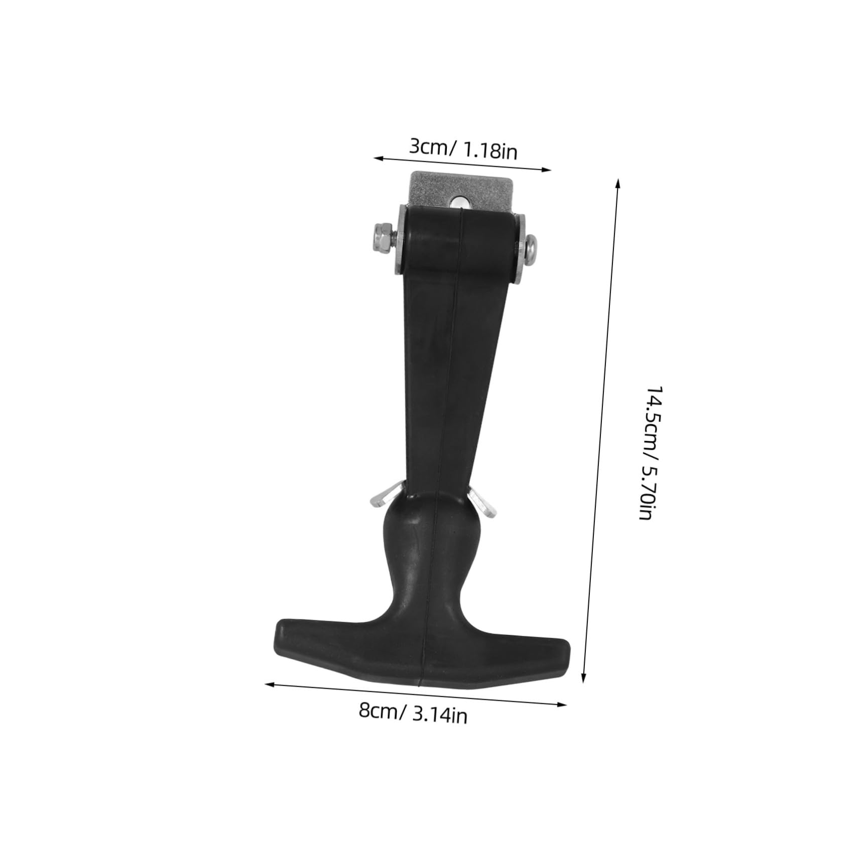 Alipis 2pcs Stainless Steel Boat Hatch Latch T-Handle Hasp Latch for Tool Box Hardware