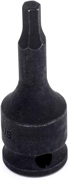 Genius Tools 365212 3/8" Dr. 3/8"" Hex Impact Bit Socket