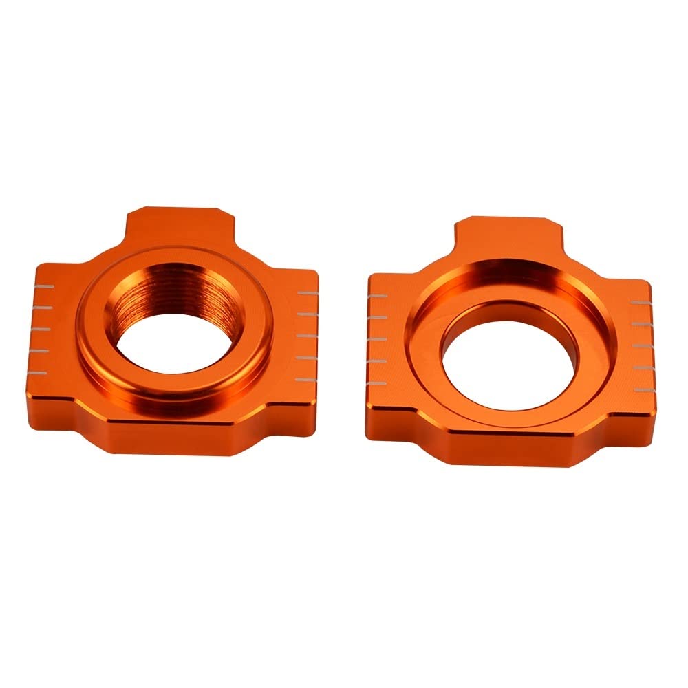 DShanLa Axe Blocs Ajusteur de la chaîne pour K.T.M 690 790 950 990 1050 1090 1190 1290 Duke Enduro Supermoto Super Adventure R S LC8 SMR SMT RC8 DShanLa (Color : Orange)