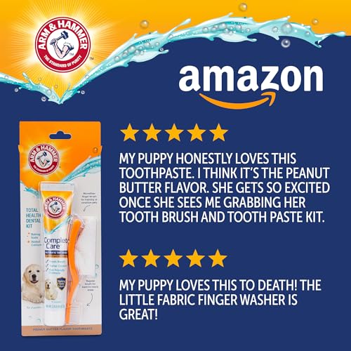 Arm & Hammer Complete Care Puppy Dental Kit, Peanut Butter Flavor, 2.5 Oz - image 9