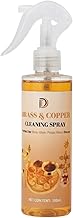 Caradin Brass & Copper Cleaner Spray – Pitambar Spray Cleaning Gel Liquid for Copper Instant Shine, Non-Toxic, ISO Certified Effortless Tarnish Removal (200ml) (Pack of - 1)