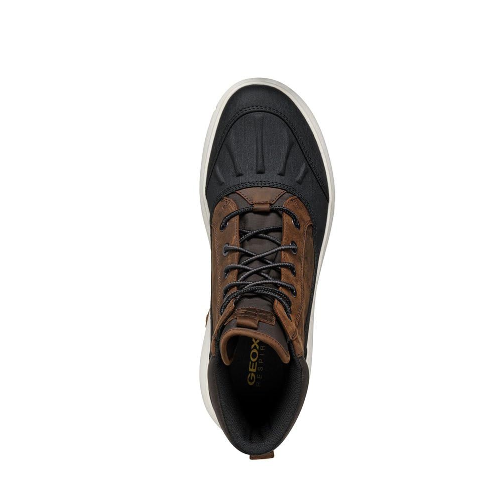 Geox Men's U Nebula + Grip B AbAnkle Boot, Brown Black, 9 UK