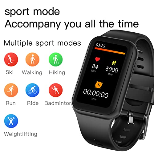 Smartwatch Slimme horloge Fitnes stracker Hartritme monitor Slaap SpO2-tracker, Stappenteller horloge waterdichte calorieteller, Stappentracker Sportwatch voor dames, heren en cadeau - Afbeelding 3
