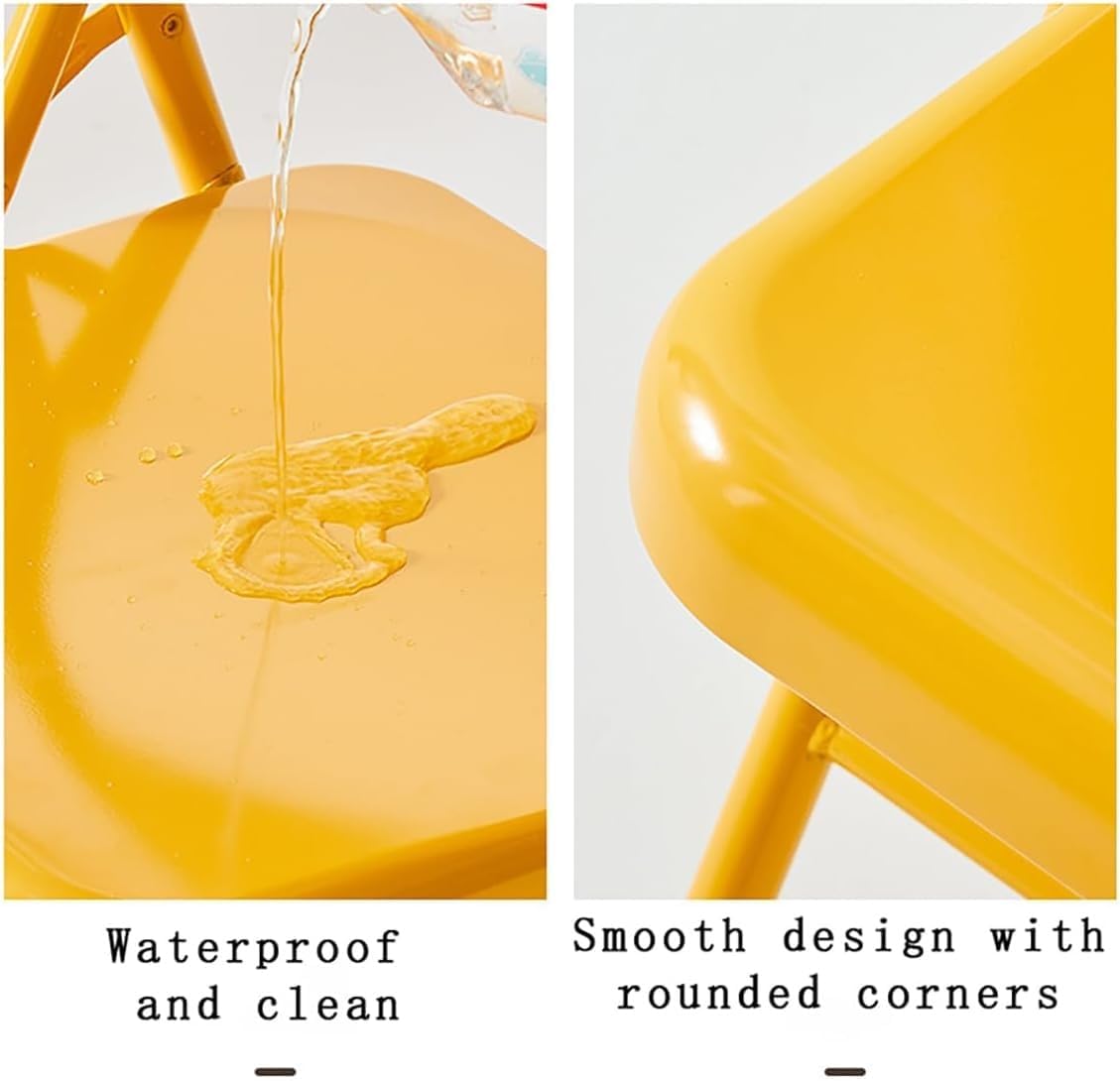 Portable Stackable Folding Chairs with Backrest Commercial Seating for Events Offices Weddings and Parties