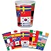 Beistle International Flag Cup 8cups,9 oz.