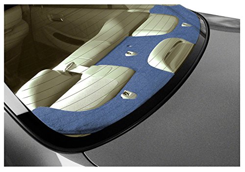 Coverking Custom Fit Rear Deck Cover for Select Oldsmobile Models - Velour (Blue)