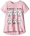 Star Wars Girls' Today I Feel Hi Low with Rolled Sleeve