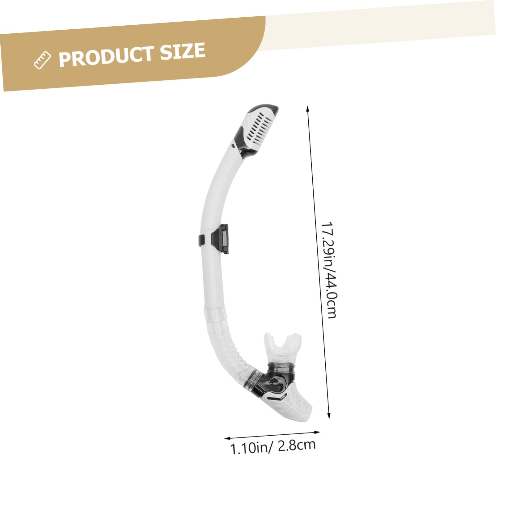 KICHOUSE Scuba Diving Equipment Silicone Snorkel and Snorkeling Fins Snorkel Tube