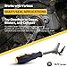 Bzcovac Shaft Type Seal Puller, Universal Seal Removal Tool for Camshaft and Crankshaft Seals with Adjustable Locking Fulcrum, Replace for Lisle 58430 SP009