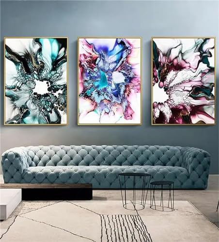 Peinture diamant aquarelle abstraite grand puzzle anti-stress pour décoration maison