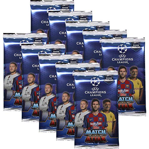Preisvergleich Produktbild Topps Champions League 2019 / 20 - Trading Cards - 10 Booster - Deutsch