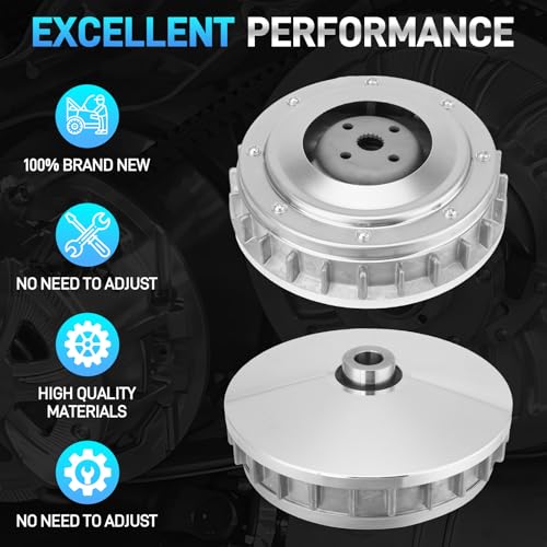 Wet Clutch Shoe Kit Assembly Compatible with Yamaha Grizzly 660 2002-2008, Rhino 660 2004-2007, Include Primary Sheave, Clutch Carrier, Oneway, Housing, Gasket (12 Packs), OEM Specs 5KM-16611-10-00 by JURPLIX - Image 6