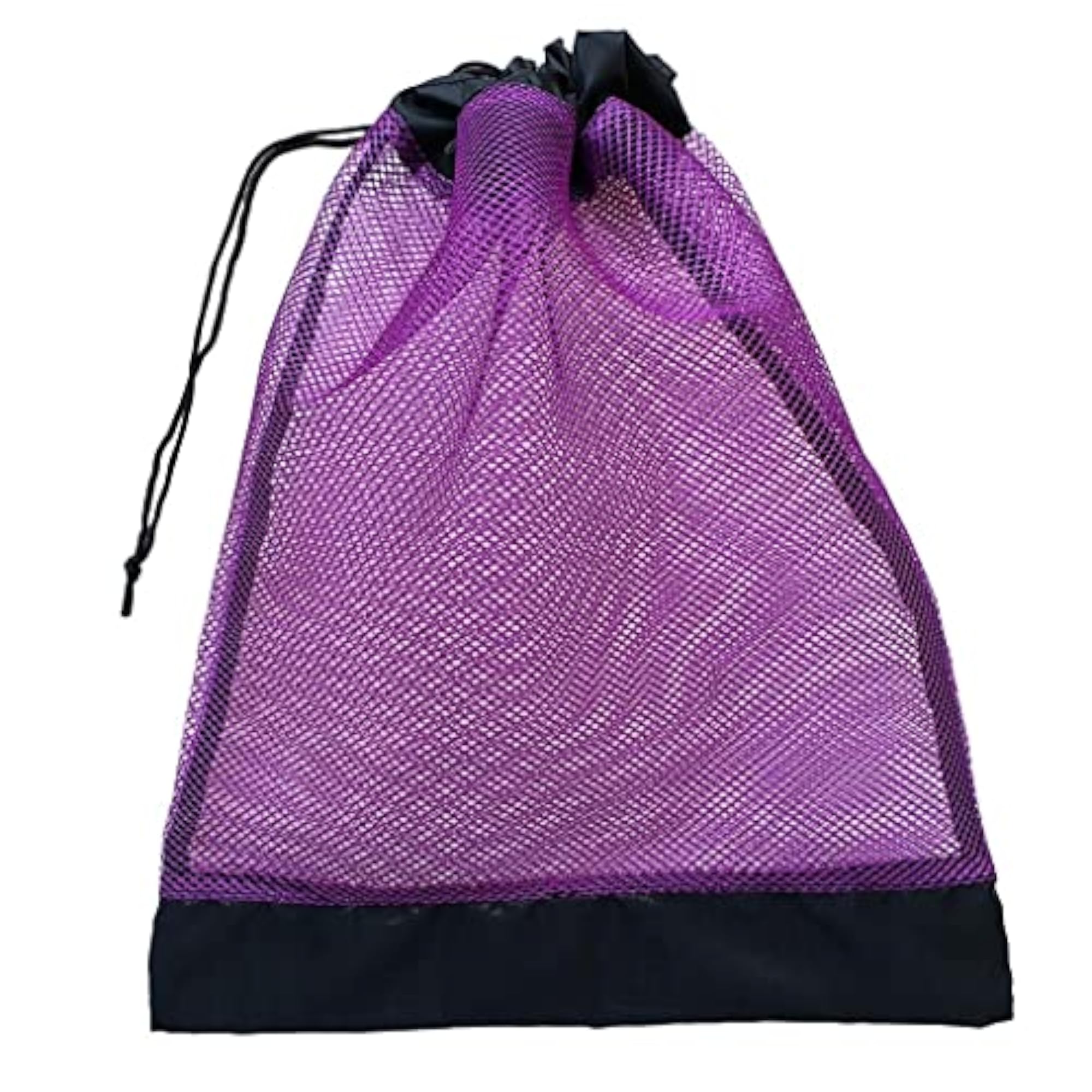 Mesh Drawstring Pouch for Water Sports, Purple