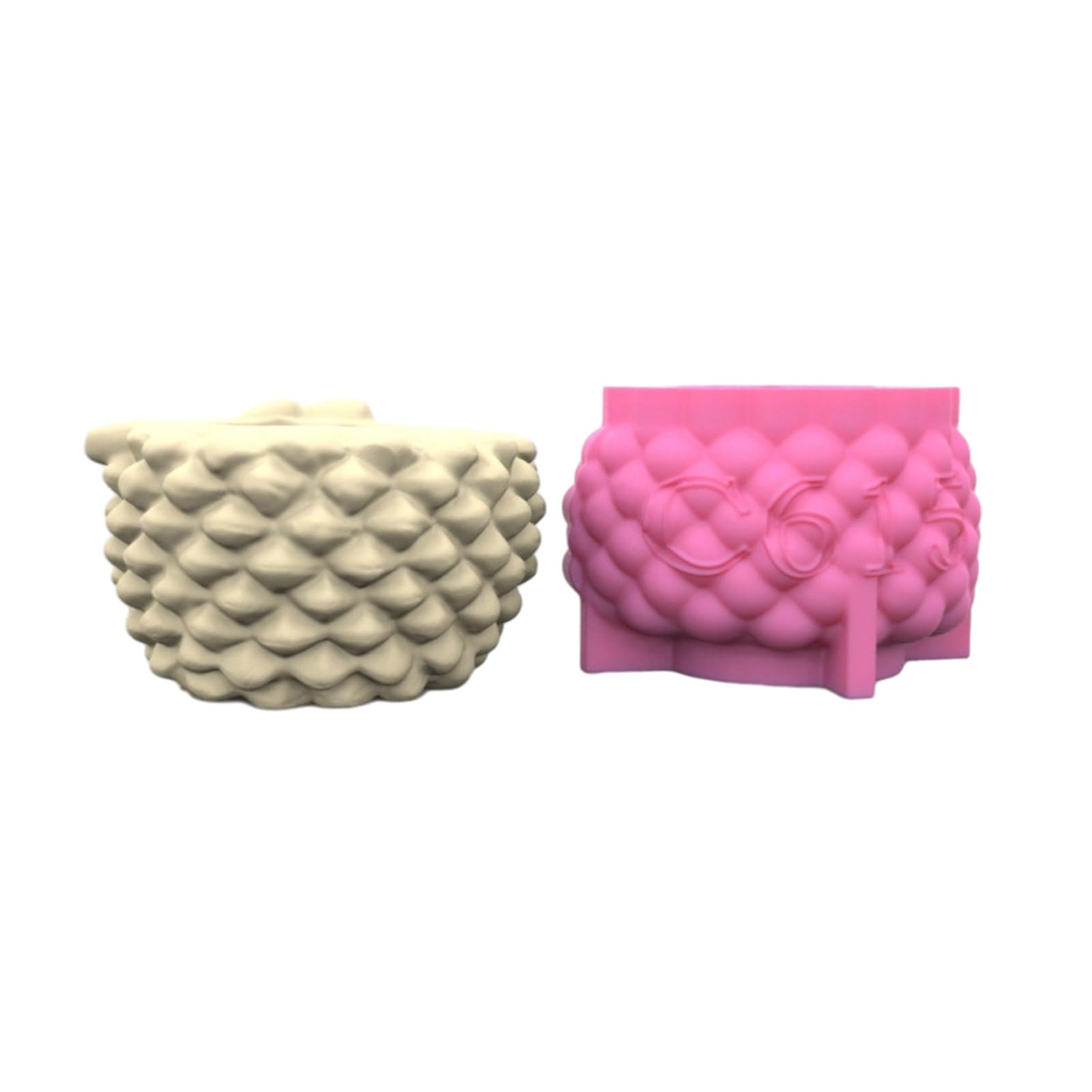 Moule en silicone fruit pour pot de fleurs et gypse de bureau