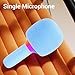 LICAEVEY Wireless Karaoke Machine Microphone, Bluetooth Mic with RGB Lights, 3.5mm AUX and Vocal Suppression, Ideal for Home Parties, Duets, and as a Gift for All Ages (Blue)