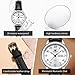 OLEVS Black Watch Women Vintage Fashion Leather Small Face Ladies Watches Simple Minimalist Easy Read Luxury Waterproof Watches for Women Classic Dress Day Date Female Watch Relojes De Mujer