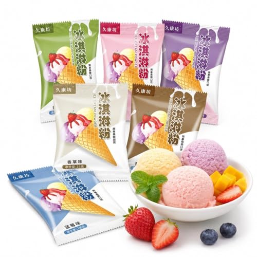 Kit bricolage crème glacée à la maison chocolat fraise 600g