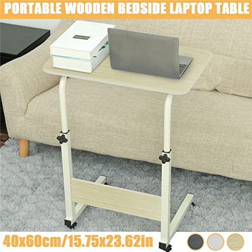 Office Table Laptop Table Stand Adjustable Folding Ergonomic Design Stand Bedroom Dormitory Computer Desk 4 Wheels Standing Desk — view 7