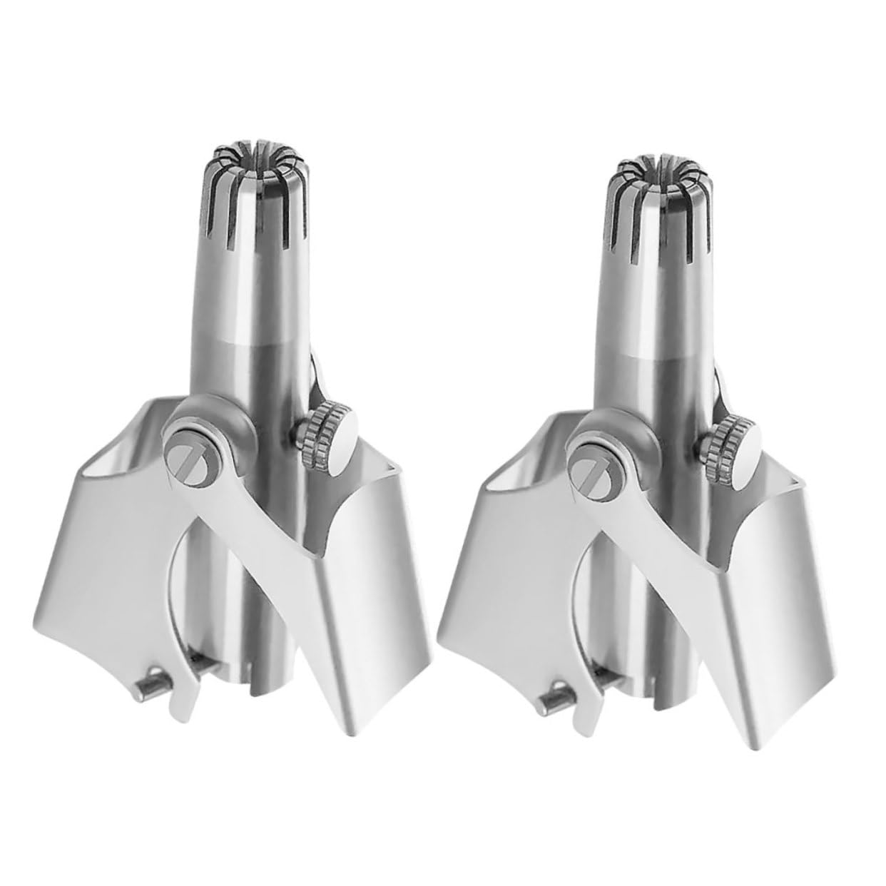 Outanaya 2pcs Manual Nose Hair Trimmer for Men Nose Hair Cutter Precision Safe Design Travel Friendly Grooming Tool for Effortless