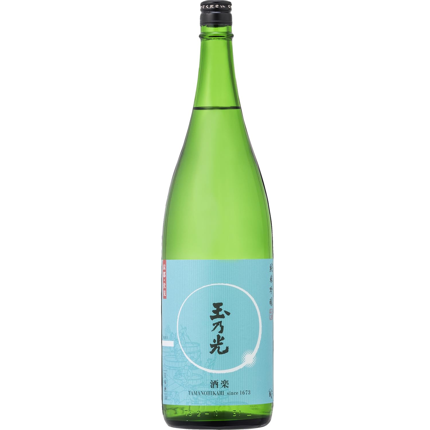 Amazon.co.jp: 玉乃光酒造 純米吟醸 酒楽 [ 日本酒 京都府 1800ml