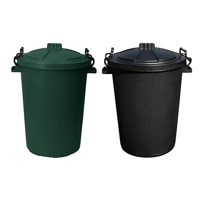 Buy JMS we create smile (Set of 2) Dark Green and Black 50 Litre 50L