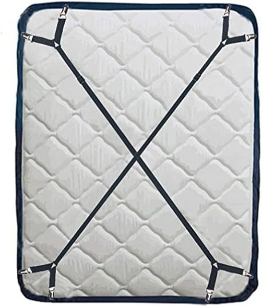 Harrington Marley 2 Pack Adjustable Sheet Straps 4 Way Suspender