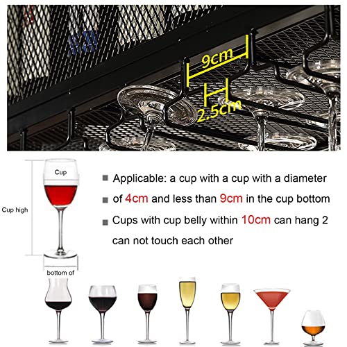 Support à verres à vin réglable résolvant le manque de place dans votre bar
