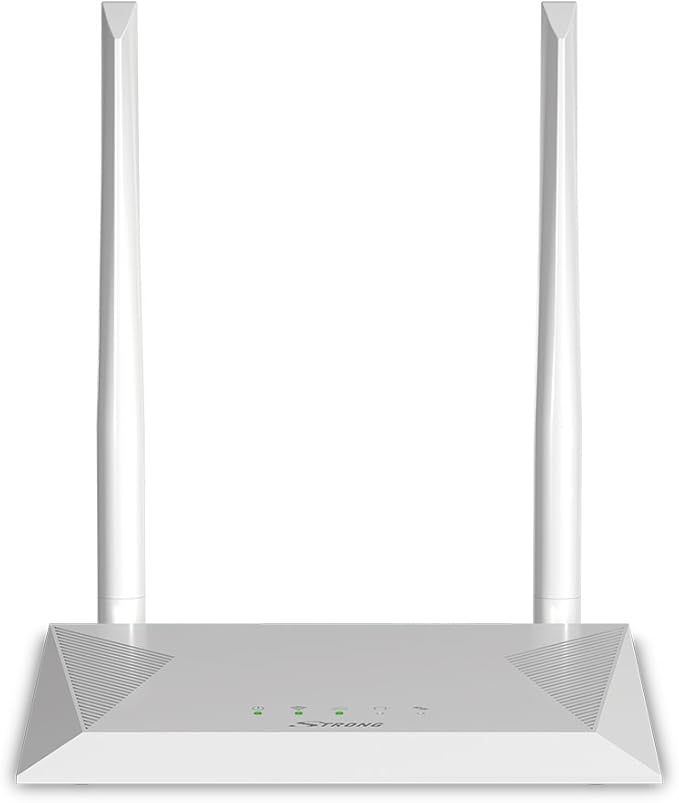 Strong Router Wifi 300 4 Porte Ethernet LAN 2 Antenne Regolabili Velocit Connessione Con Dispositivi Wifi Fino 300 Mbits 4 Porte Ethernet Banda 2 4GHZ Bianco Strong Router Wifi 300 4 Porte Ethernet LAN 2 Antenne Regolabili Velocit Connessione Con Dispositivi Wifi Fino 300 Mbits 4 Porte Ethernet Banda 2 4GHZ Bianco