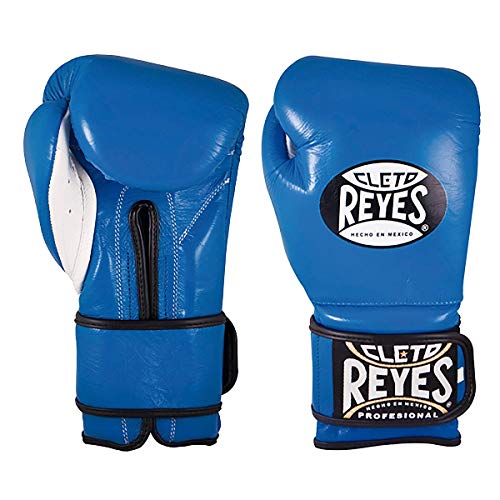 Cleto Reyes Training Gloves with Hook and Loop Closure for Men and Women (14oz, Electric Blue)