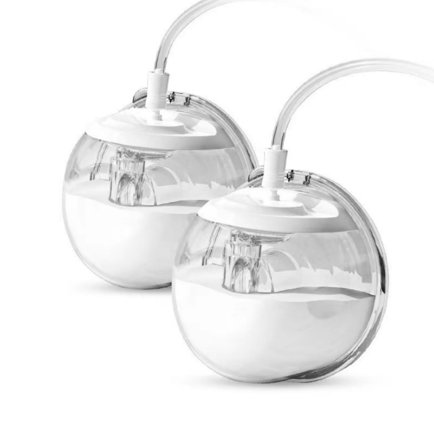 SKEIDO 2-Pack 24mm Wearable Milk Collection Cups, Hands-Free Milk Collector for Most Electric Breast Pumps, BPA-Free, Easy to Clean, Zomee/Spectra/Medela Accessories Replacement