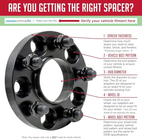 image for Wheel Accessories Parts 4 Pcs Hub Centric Wheel Spacers Adapters 5x4.5