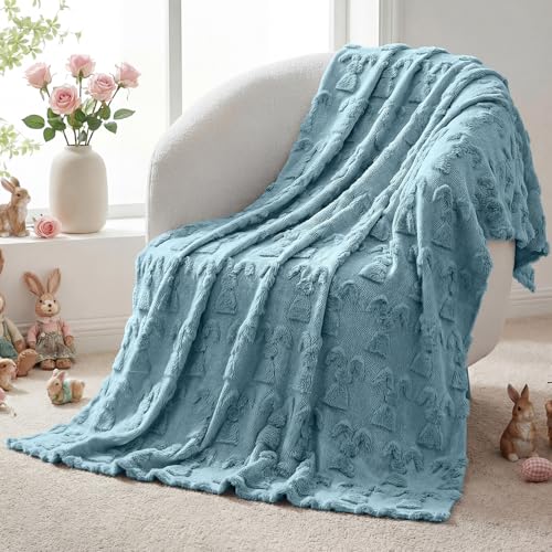 Tudomro Bunny Throw Blanket 50x60 Inch 3D...