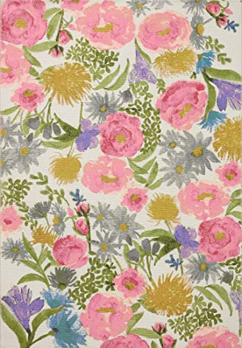 Image of Loloi Botanical Collection BOT-01 Ivory /Multi 6'-7 inch x 9'-4 inch Area Rug