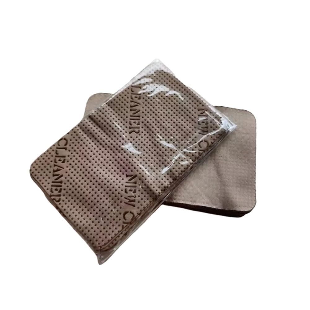 10 toallitas antideslizantes de microfibra para gafas, tamaño pequeño, color gris y marrón, para limpiar lentes, cámara, reloj de pulsera (10 marrones)