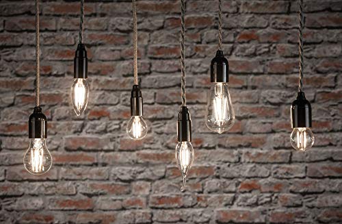 Paulmann 28630 LED Drop-Shaped Filament lamp 5 watts Classic lamp Clear 2700 K Warm White E14, 1 Stück (1er Pack) - Image 3