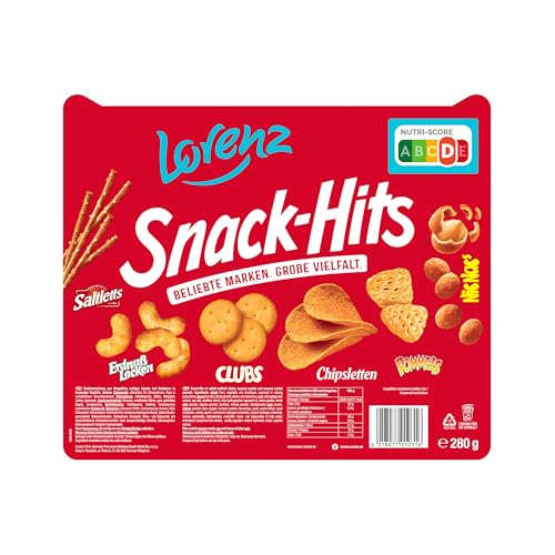 LORENZ | Snack-Hits | 8 x 280 g | Knabbermischung