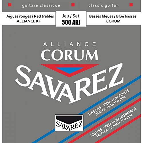 Savarez – Jeux de cordes nylon pour guitares classiques ALLIANCE CORUM ROUGE BLEU - Les Beatles, Paul McCartney, John Lennon, RIngo Starr, George Harrison Savarez - Jeux de cordes nylon pour guitares classiques ALLIANCE CORUM ROUGE BLEU