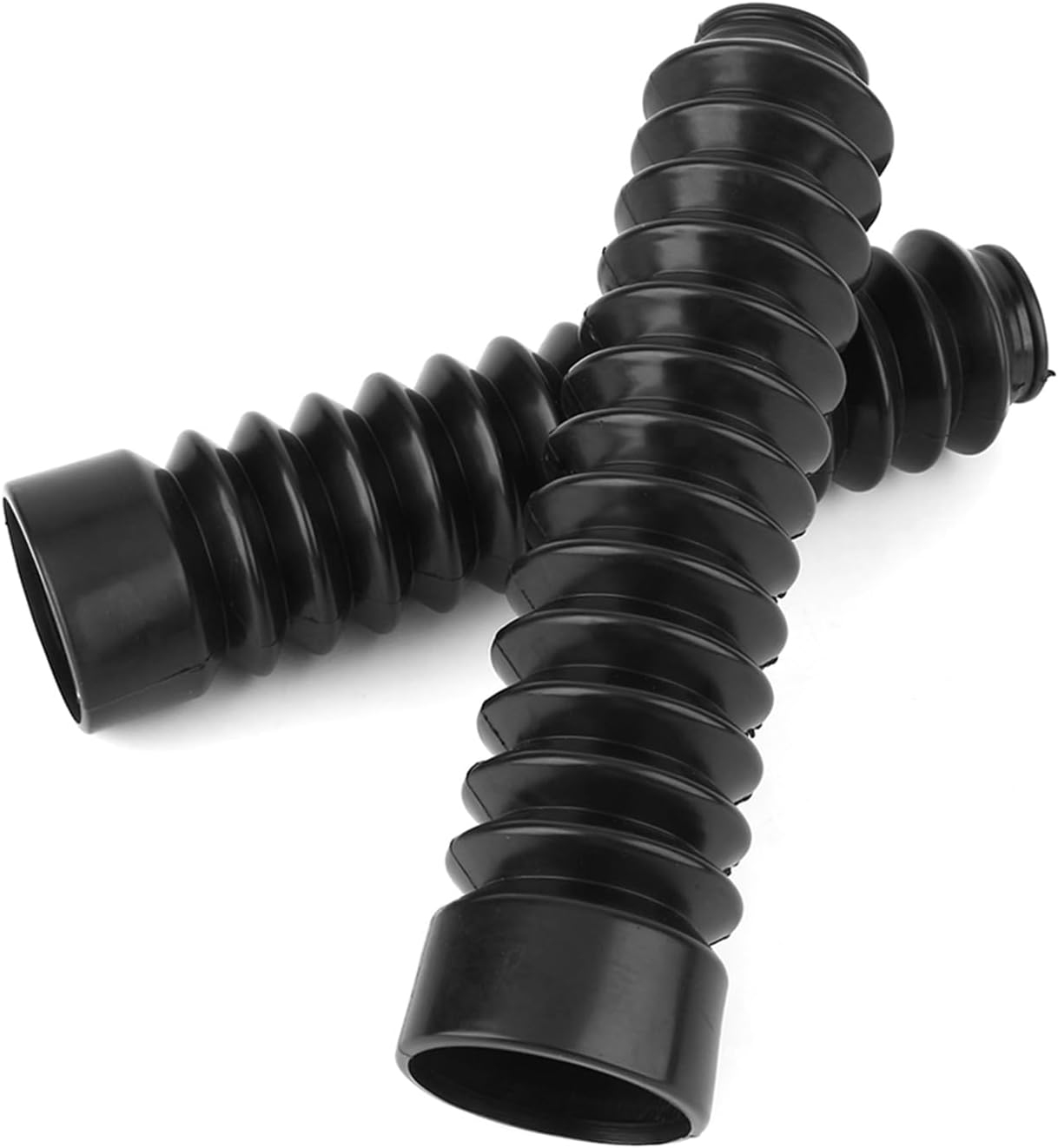 Front Fork Covers Rubber Shock Absorber Protectors 230x52x37mm Strong Toughness Black for Motorcycle
