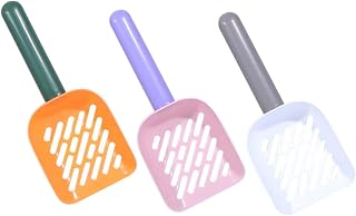 3pcs Cat Sand Scooper Plastic Litter Scoop Lightweight Pet Cleaning Tool for All Litter Types Efficient Shovel for Cat Boxes