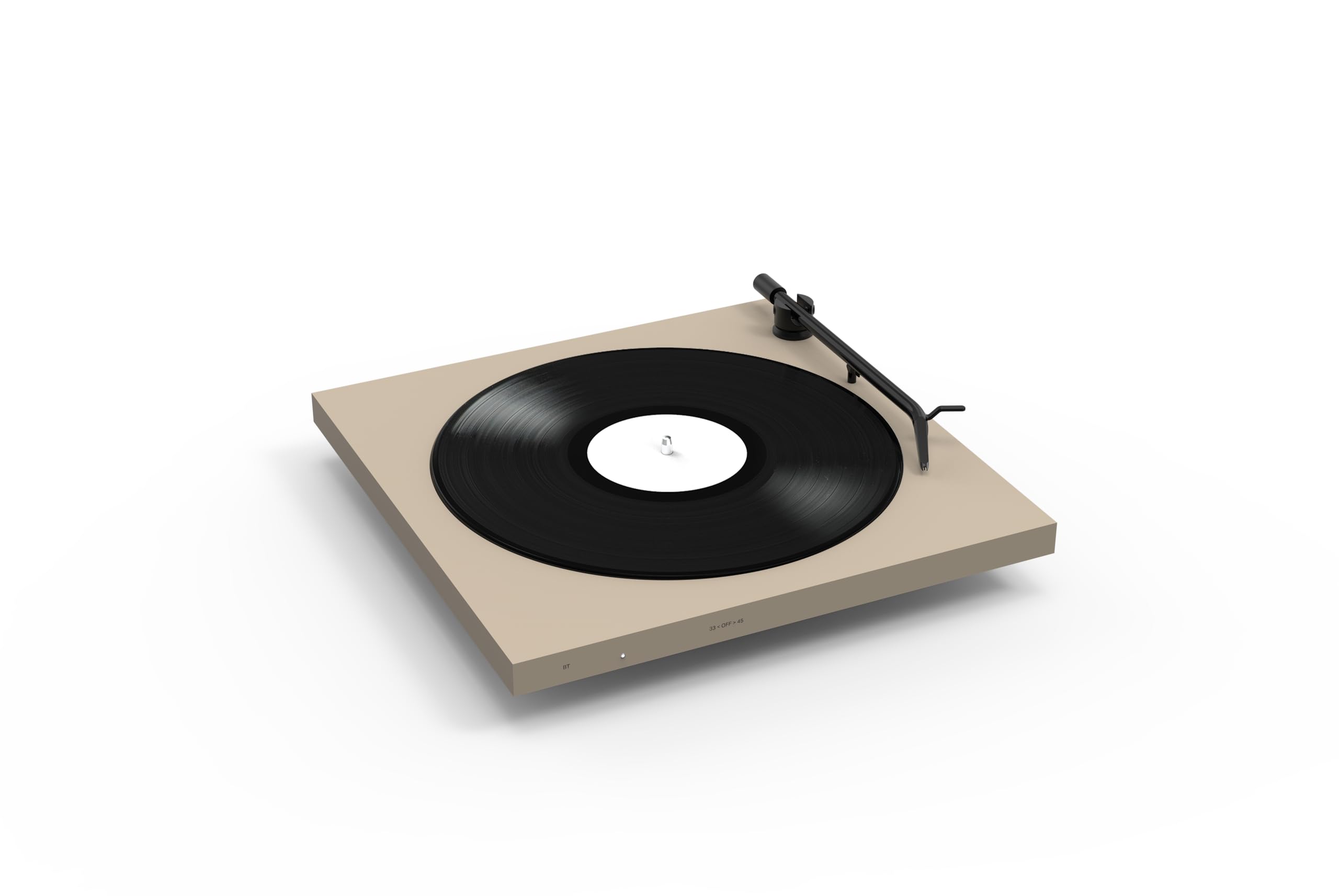 Tone Factory Turntable, Minimalist Design Turntable with Bluetooth 