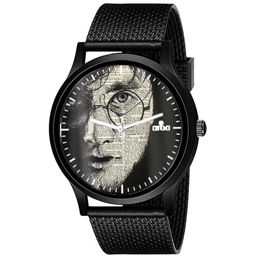AROA Watch for Harry Potter Eyes Model : 1329 Black Metal Analog Black Strap Watch Black Dial Stylish Watch for Boys (B0CZ4DHGH3) Amazon Price History, Amazon Price Tracker