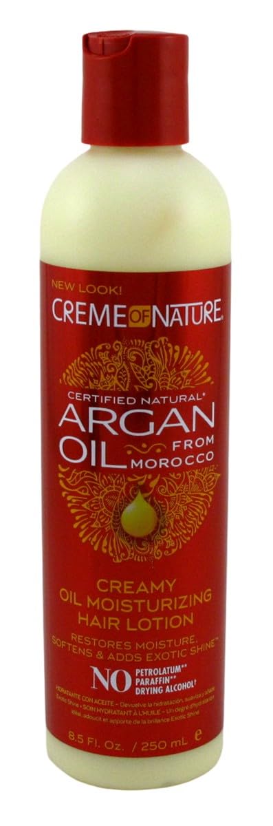 Creme Of NatureArgan Oil Creamy Oil Moisturizer 8.45 Ounce (249ml) (3 Pack)