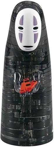 Miniatura 2 de Rompecabezas de cristal 3D Studio Ghibli No-Face Kaonashi 44 piezas 3D JP Clear Puzzle