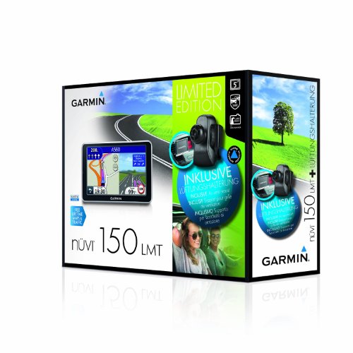 Garmin nüvi 150LMT LE Navigationsgerät (12,7 cm (5 Zoll) Touchscreen, TMC, lebenslange Kartenupdates) schwarz