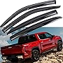 MUCO 94888 Vent Visor Side Window Deflector 4Pcs for Toyota Tundra 2022 2023 CrewMax SR SR5 Limited Platinum 1794 TRD-Rain Guards for Car Windows Visors