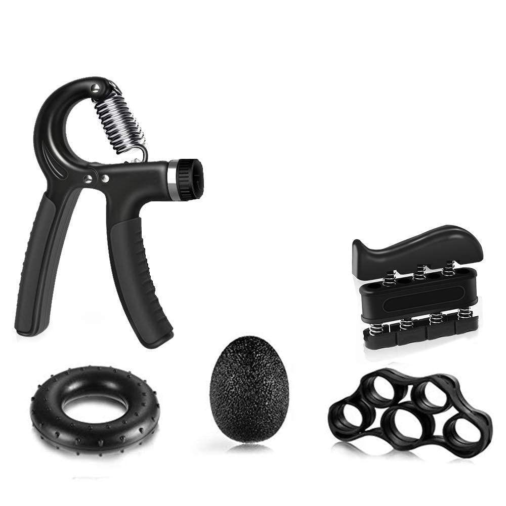 GymWar Hand Grip Strengthener, Strength Trainer with Finger Exerciser, Forearm Workout, Finger Stretcher, Stress Relief Ball, Grip Ring, Wrist Strengthener for Men and Women (B09JSWG68N) Amazon Price History, Amazon Price Tracker