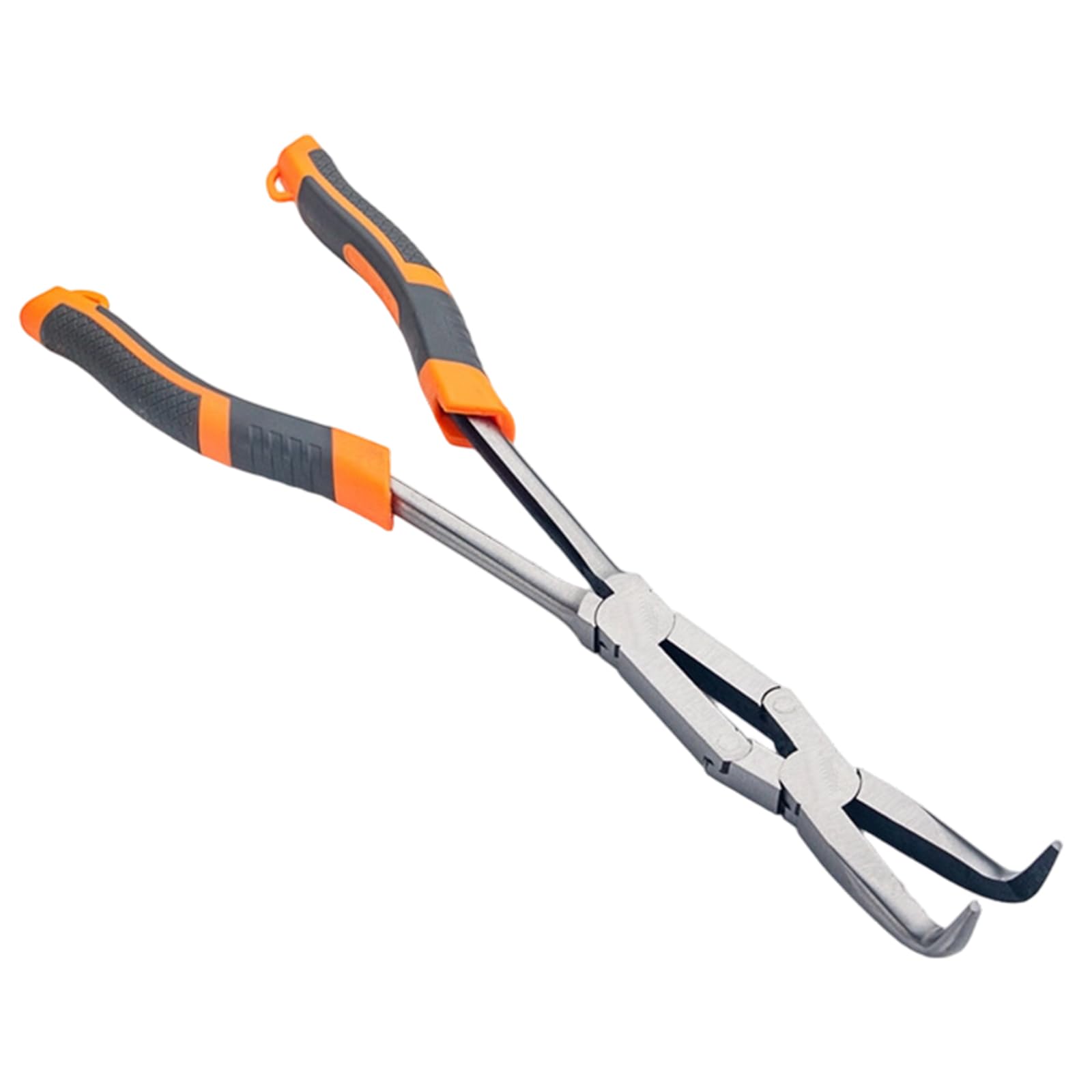 Kaccde 90 Degrees Duty 13Inch Extended Reach Pliers Featuring Four Different Tip Styles Repair For Multifunctional Applications Multiple Angles Gripping
