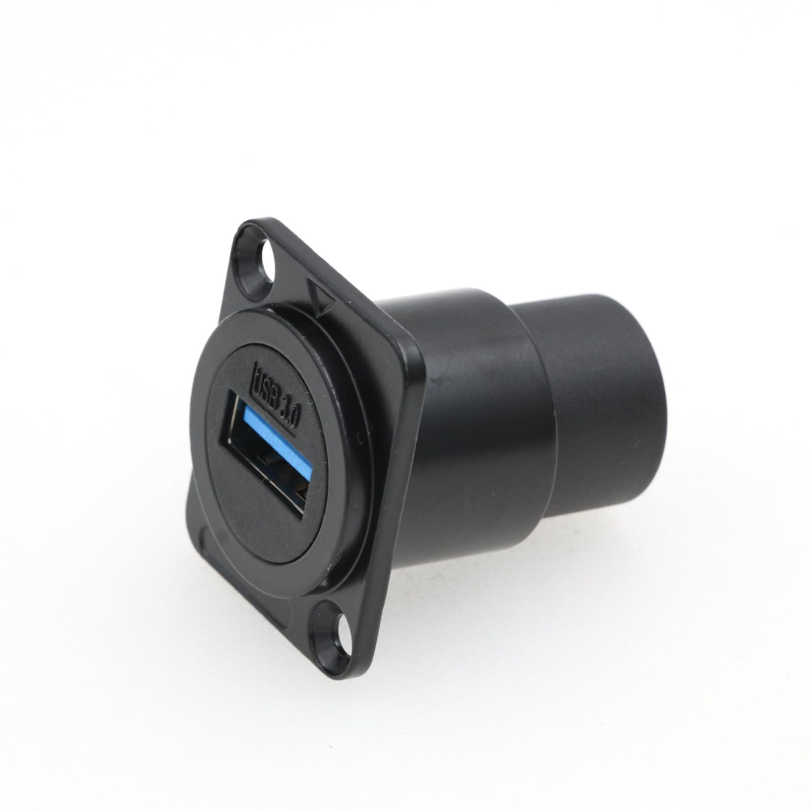 Amazon.co.jp: Eonvic D タイプ USB 3.0 TO USB 3.0 メスパネルソケット正方形パネルマウントカプラーパス ...