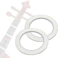 CashBeat Fita de dedo de violino de 2 rolos, 66 m, fita de dedo de violino para escala, ideal para iniciantes e instrumentos orquestrais (branca)