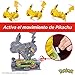 MEGA Pokemon Figure Building Toy for Adults, Motion Pikachu Collectible with Mechanized Movement